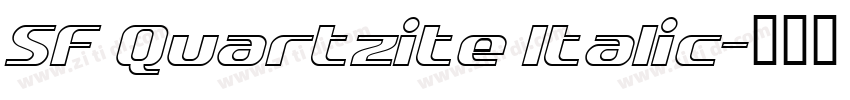 SF Quartzite Italic字体转换